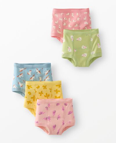 5-Pack Organic Cotton Training Underwear in Kids Ditsy Animal Print 5pk - main