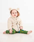 Baby Bear Jacket In Recycled Marshmallow in Navy Blue - main
