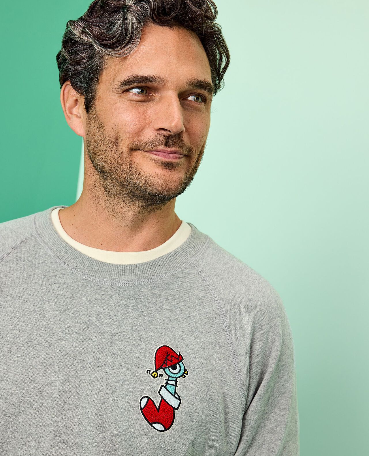 Adult The Pigeon Holiday French Terry Sweatshirt in Hidden Pigeon Holiday - main