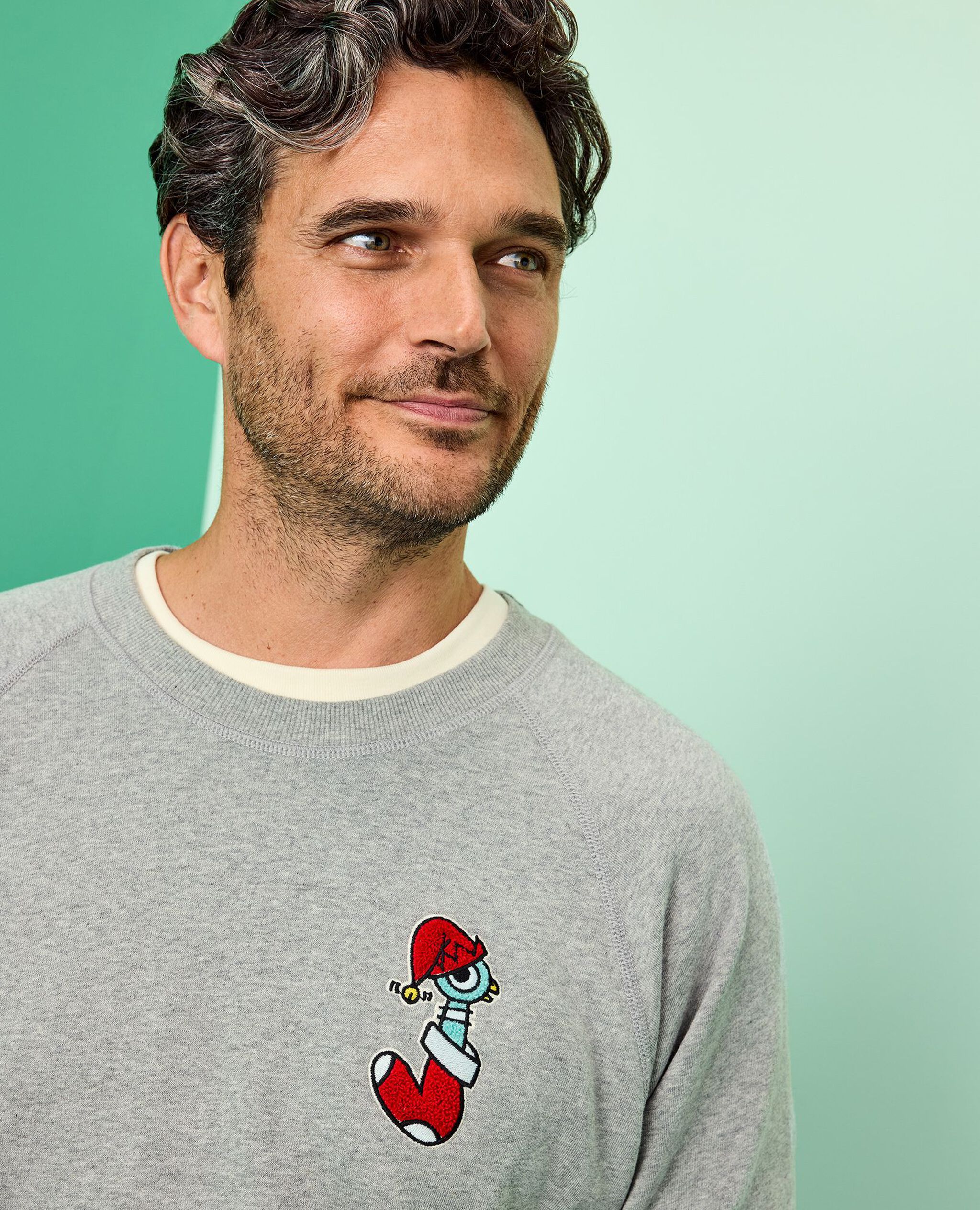 Adult The Pigeon Holiday French Terry Sweatshirt in Hidden Pigeon Holiday - main