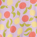 HannaJams™ Pajama Set in Citrus Sunshine on Tea Rose - swatch