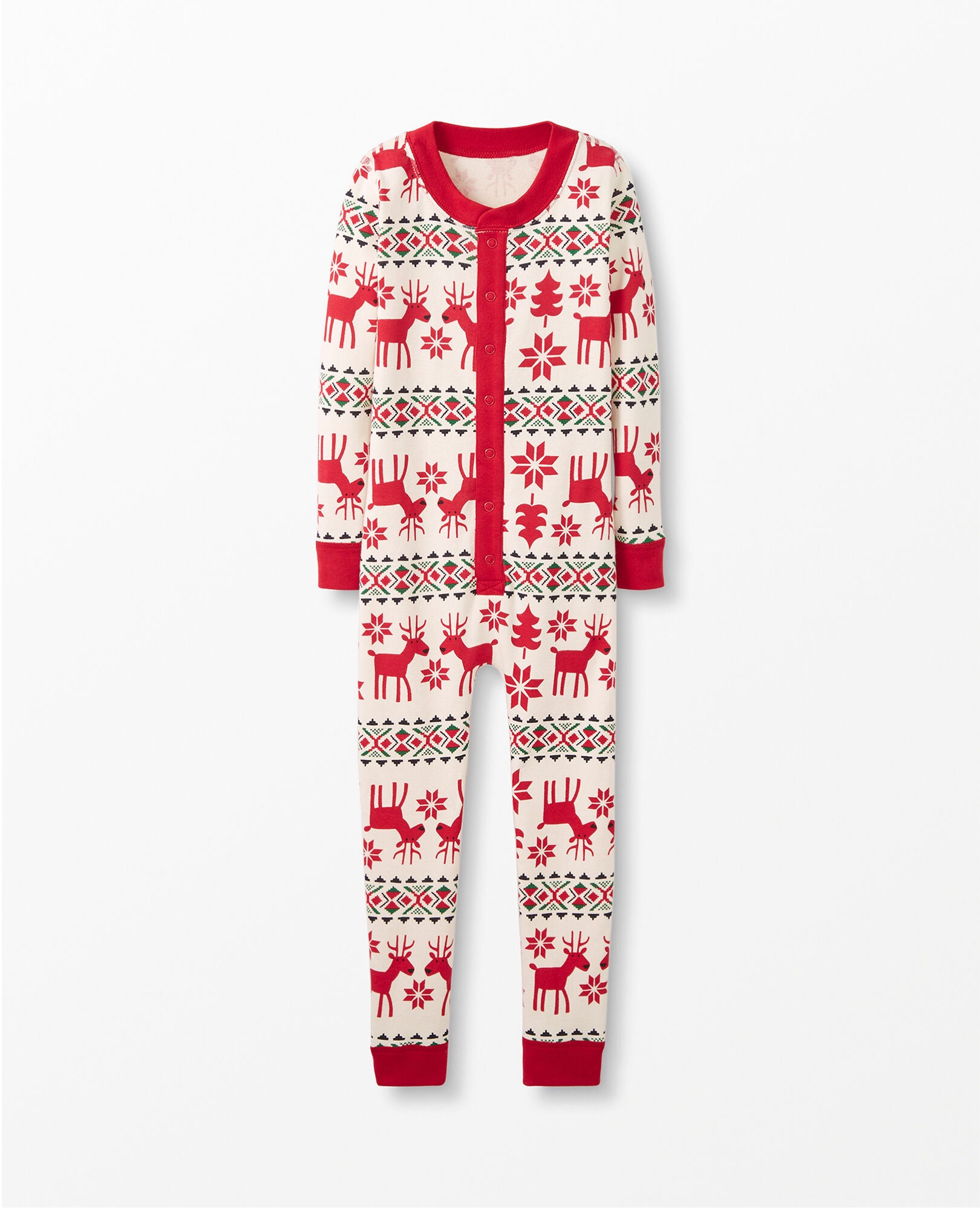 Long john pajamas in organic cotton on sale
