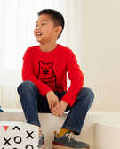Valentines Graphic Long Sleeve Tee in Tangy Red - main