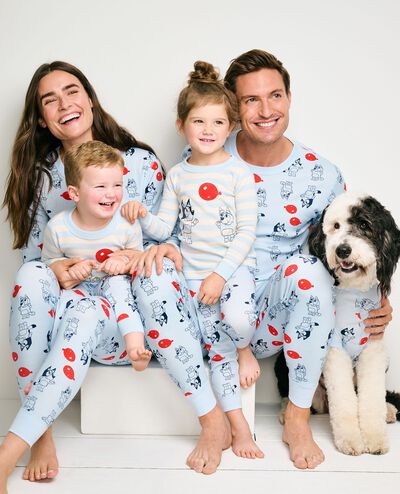 Bluey Dog Pajamas in Bluey on Cloud Blue - main