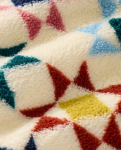 Marshmallow Fleece Jacket in Winter Quilt - main