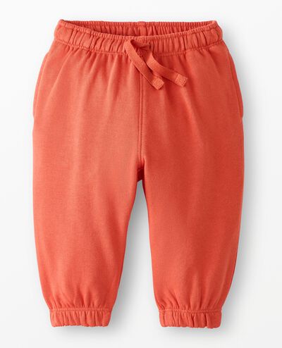 Baby Oversized French Terry Sweatpants in Sun Fire - main