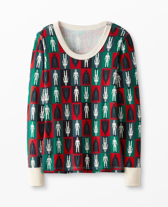 Women's Star Wars™ Galactic Empire Long John Pajama Top, Star Wars Darkside - Size Adult M by Hanna Andersson