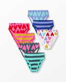 Hipster Unders In Organic Cotton 7-Pack in Hearts/Stripe Multi Hipster Pack - main