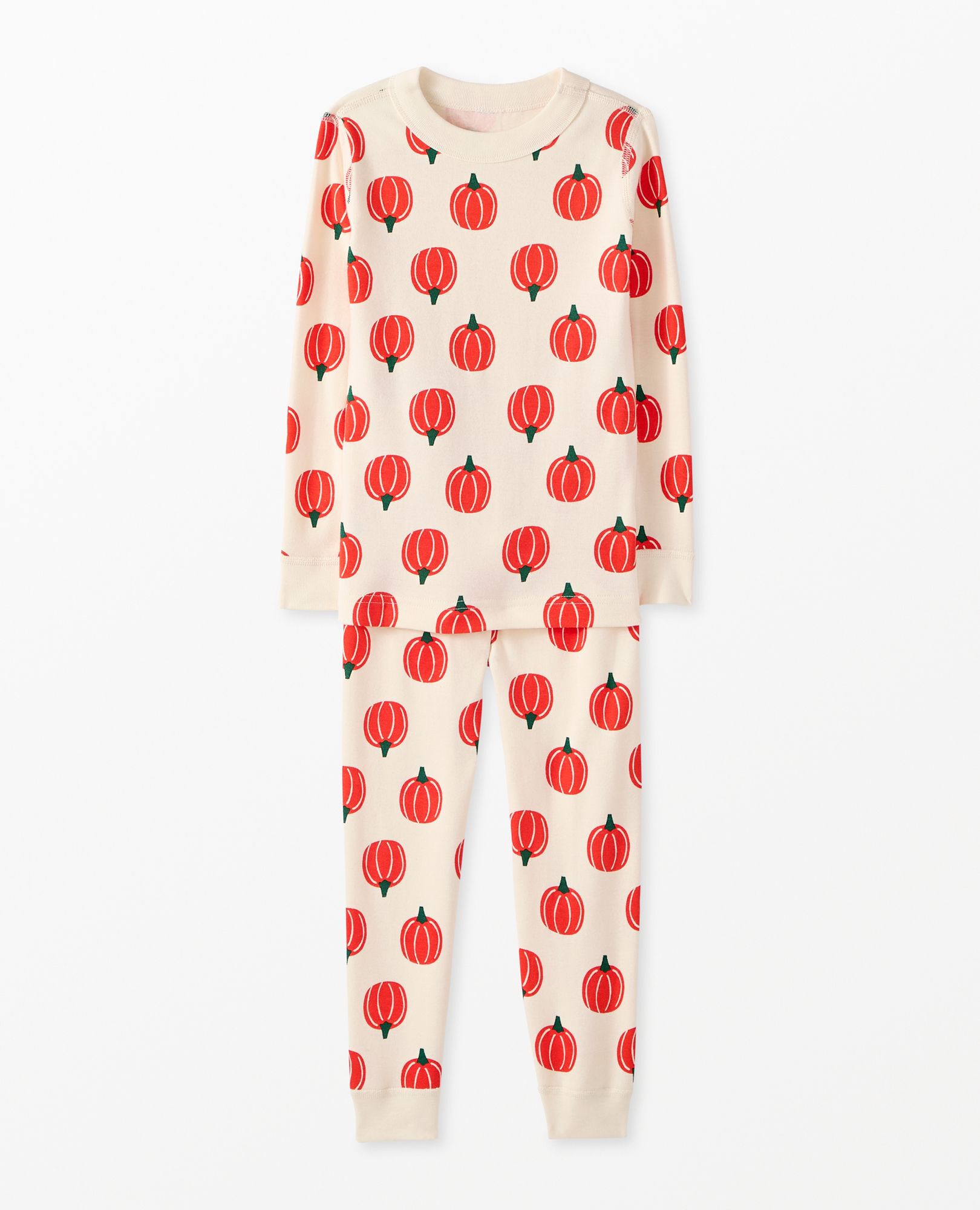 Kids Halloween Long John Pajama Set