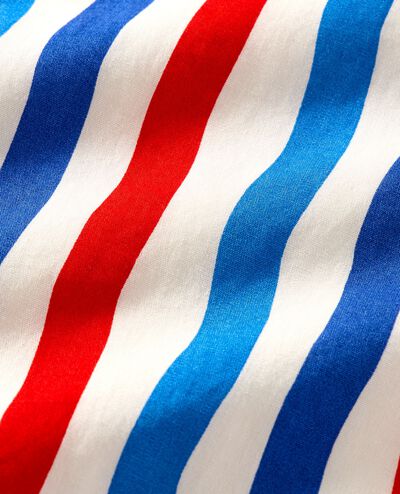 Adult Poplin Pajama Pants in RWB Wavy Stripes - main