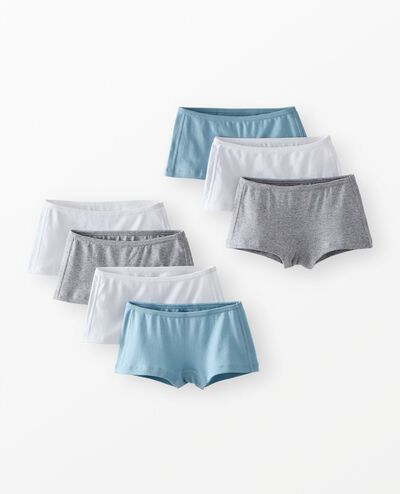 7-Pack Organic Cotton Girl Short Underwear in Girls Basic 7PK - main