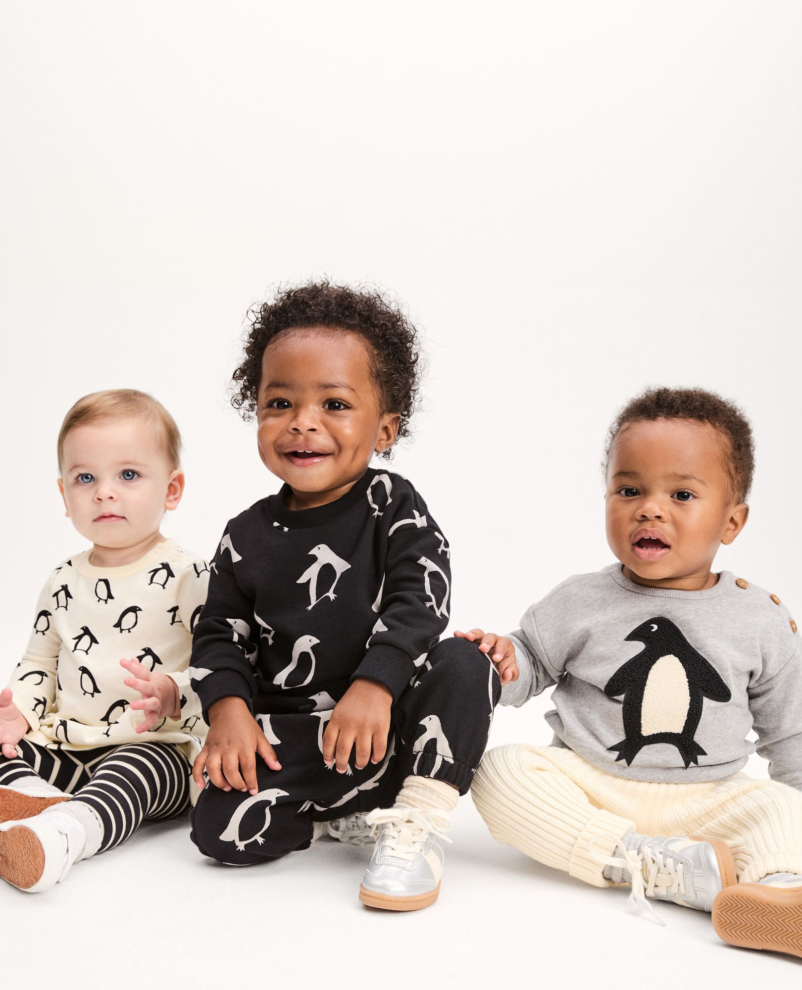 Penguin dress for baby boy top