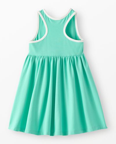 Racerback Dress with Pockets in Opal - main