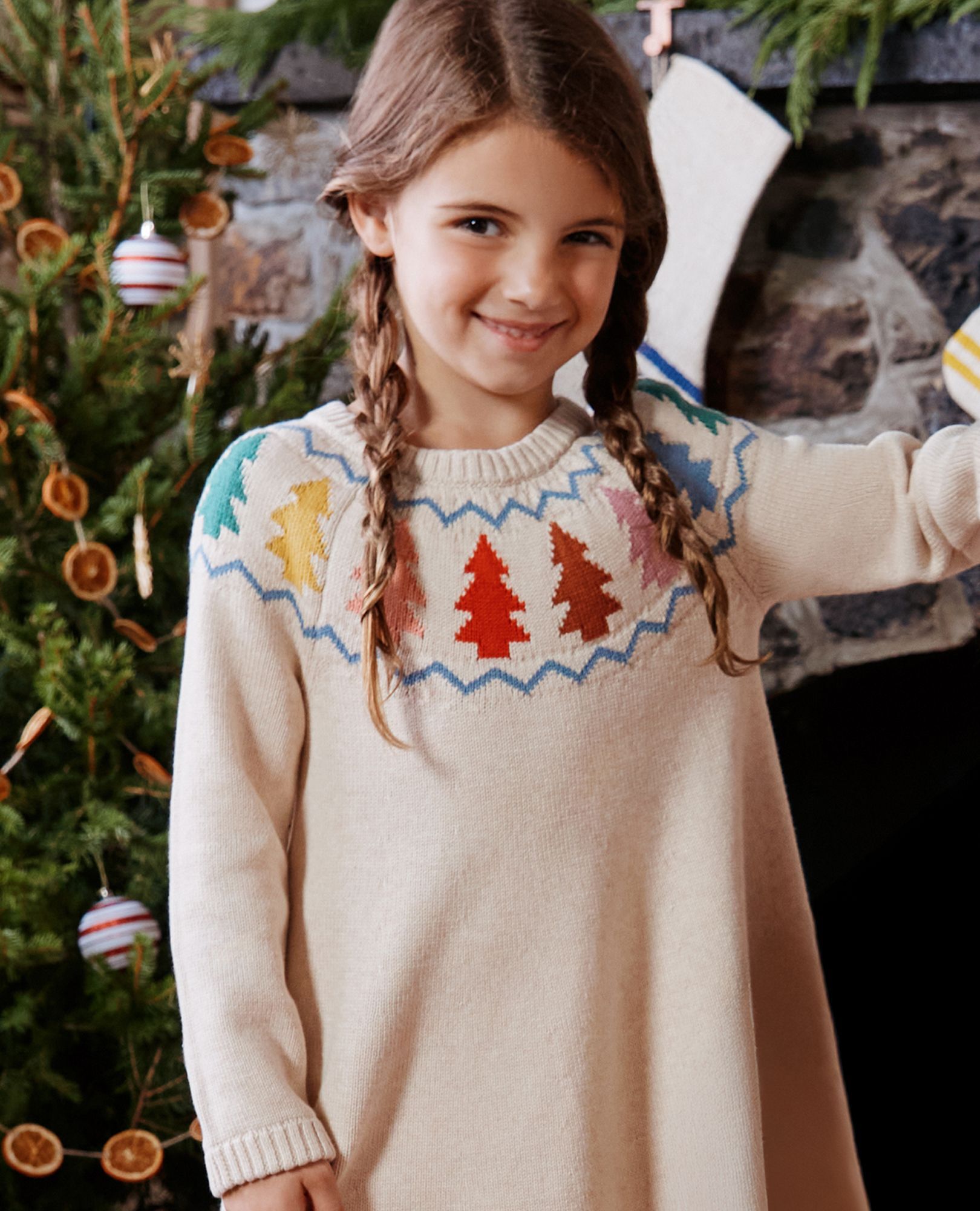 Holiday Sweater Dress | Hanna Andersson