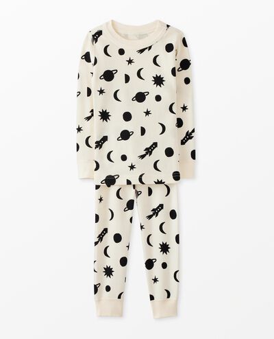 HannaJams™ Pajama Set in Universe on Ecru - main