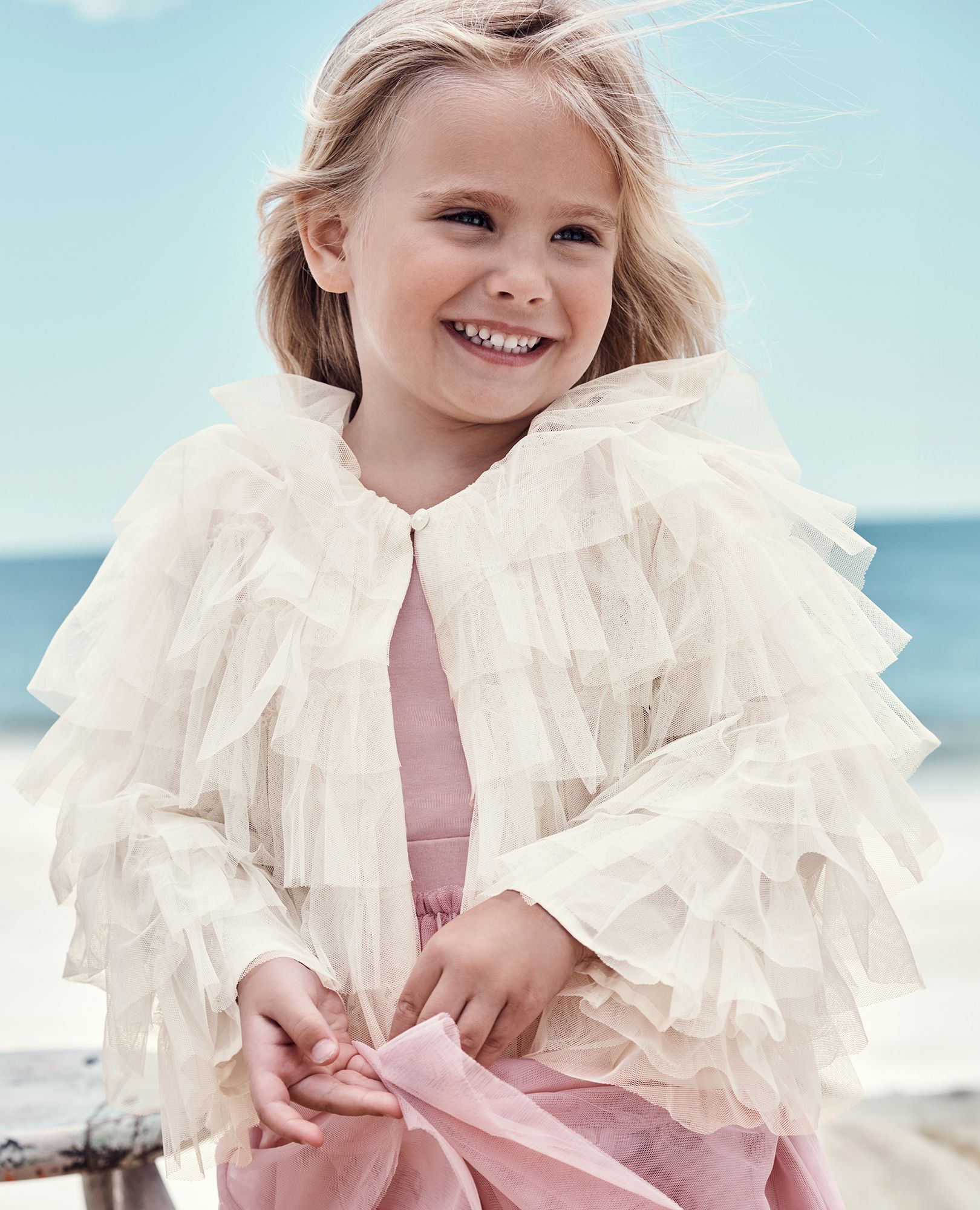Jacket with tulle discount