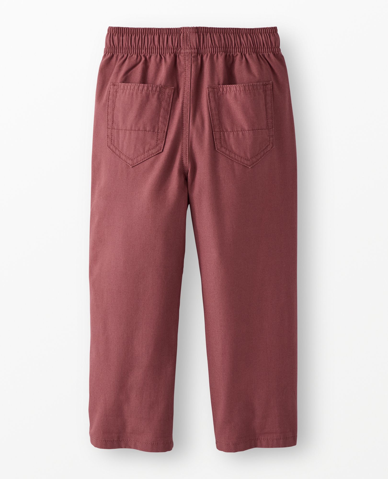 Canvas Pull-On Pants in Nettle Brown - main