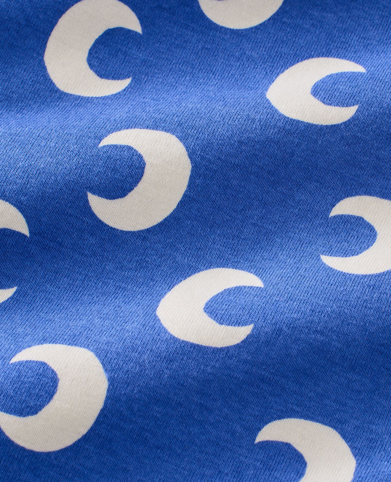 HannaJams™ Pajama Set in Crescent Moon on French Blue - main