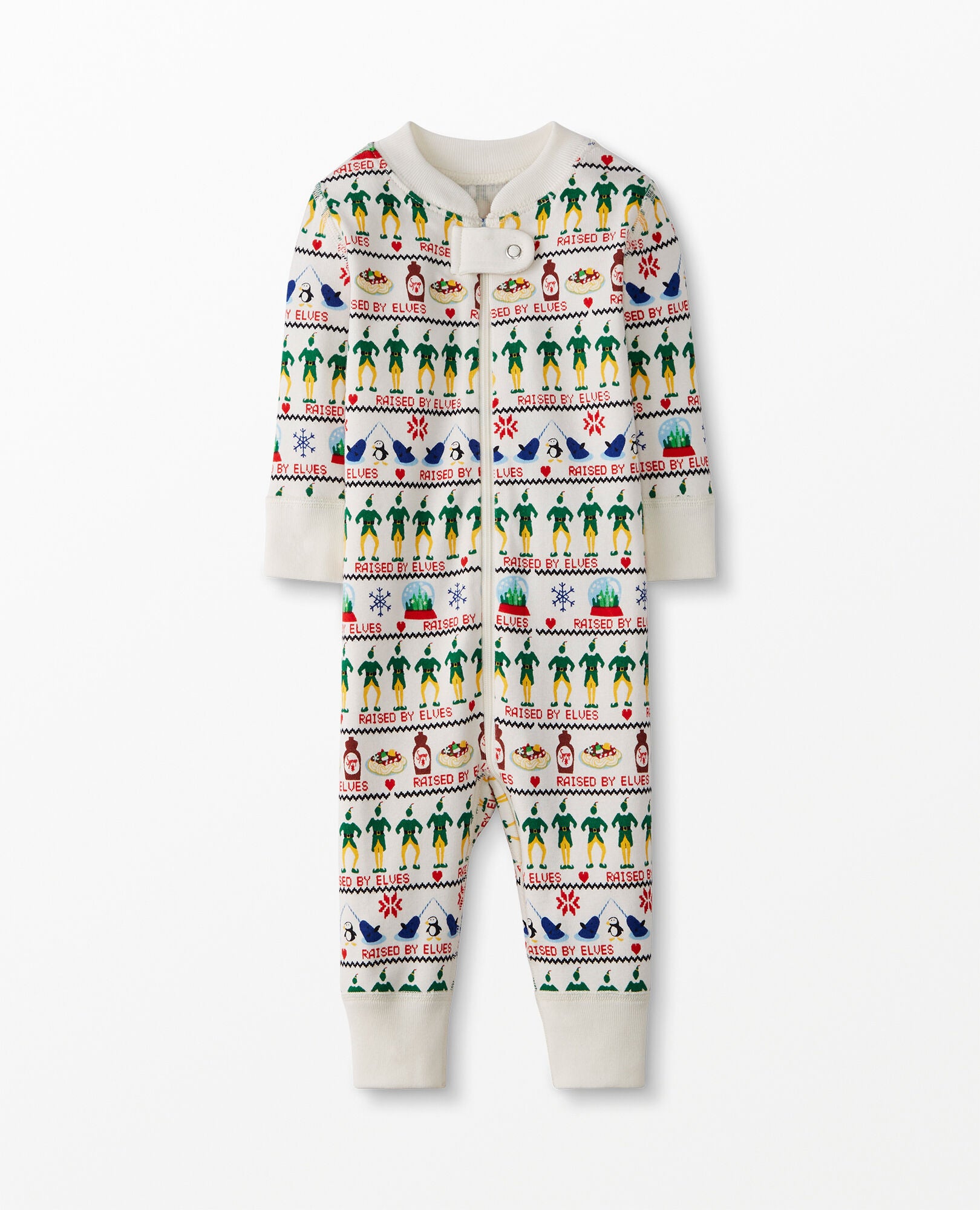 Elf footie sales pajamas