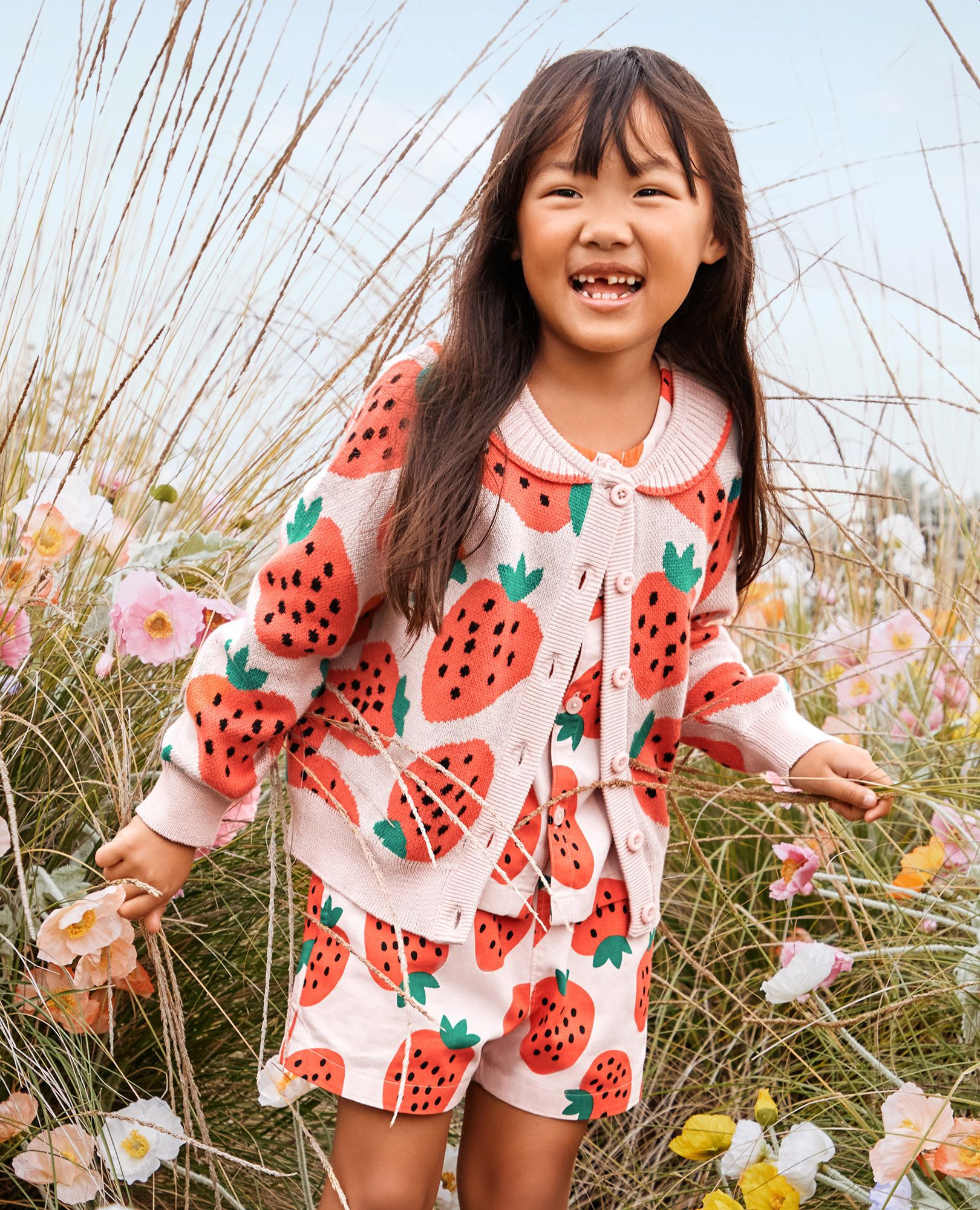 Sleeveless Twill Top & Shorts Set | Hanna Andersson