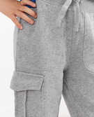 Cargo Sweatpants In French Terry in Black - main