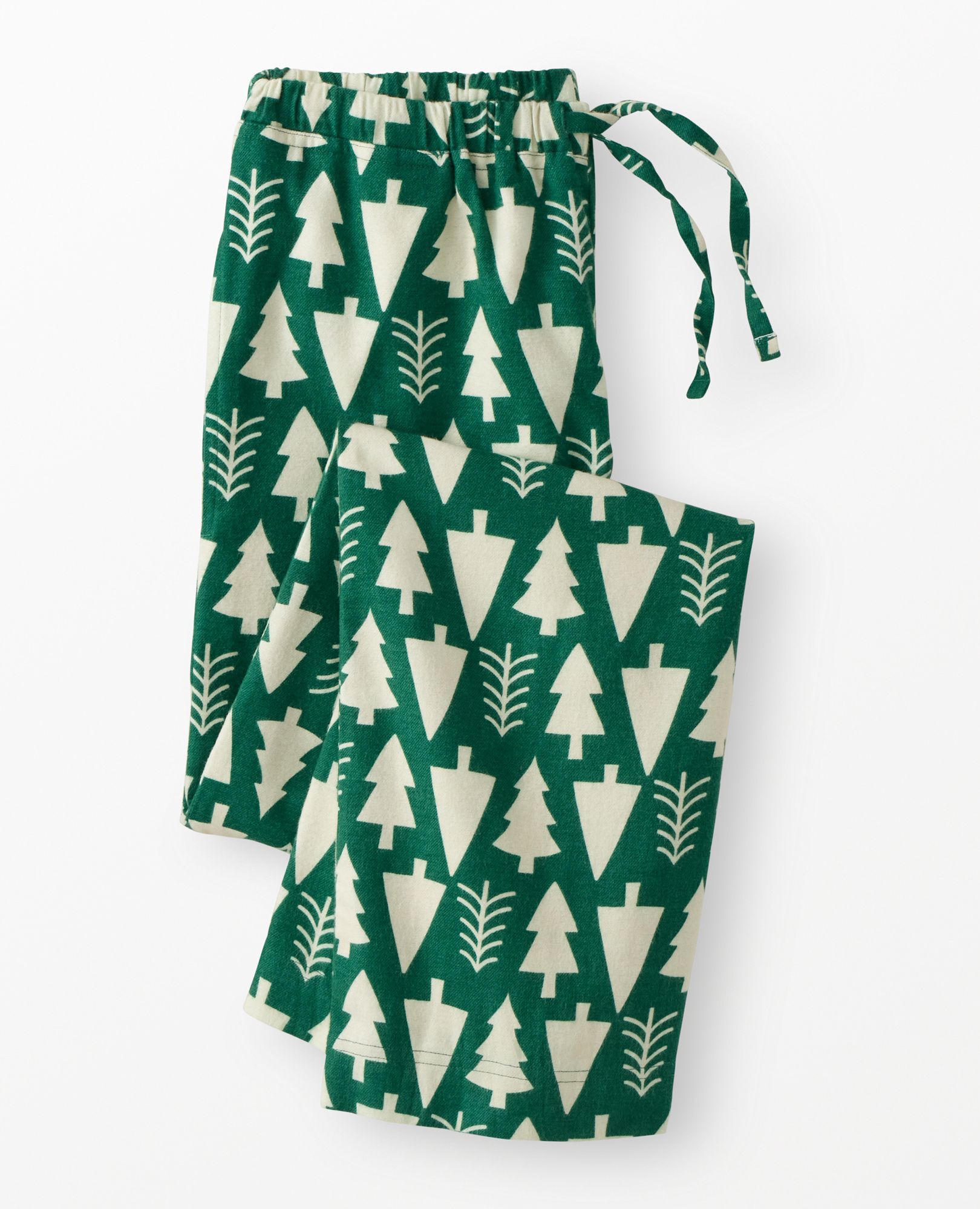 Adult Holiday Flannel Pajama Pants in Winter Green - main