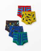 Training Unders In Organic Cotton 5-Pack in Bolts/Stripe Multi Trainer Pack - main