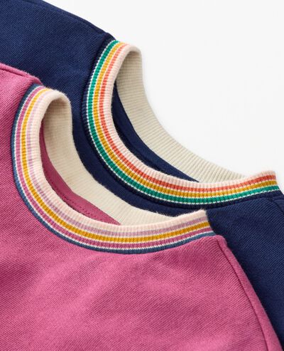 French Terry Sweatshirt in Navy Blue - main