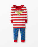 DC Wonder Woman™ Long John Pajama Set in Hanna Red - main