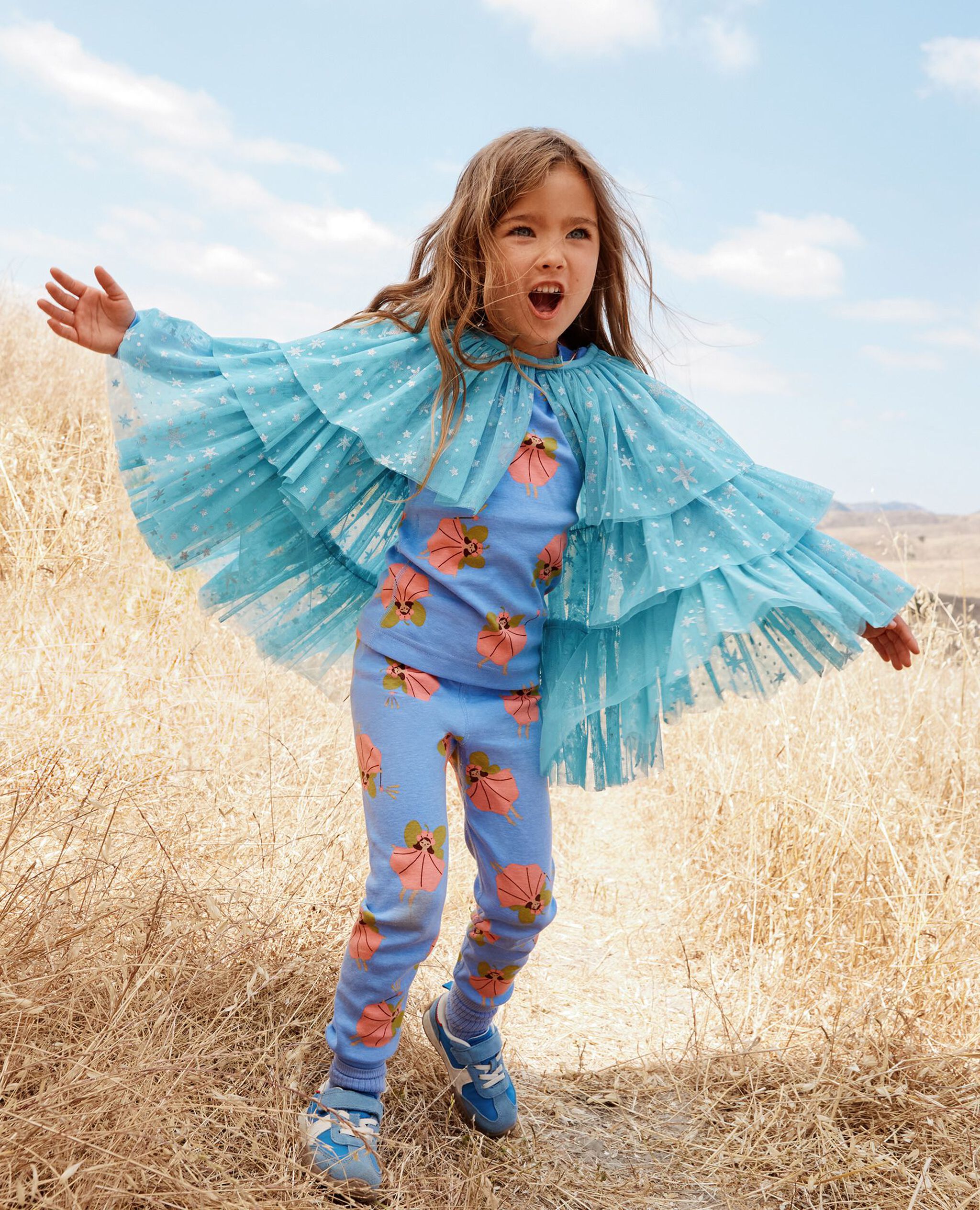HannaJams™ Pajama Set in Garden Fairy on Grapemist - main