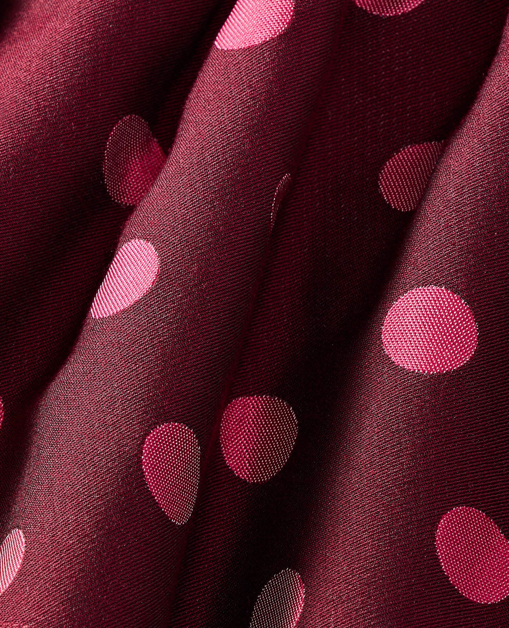 Baby Sleeveless Polka Dot Dress & Bloomers Set in Pink Polka Dot on Cherry Lacquer - main