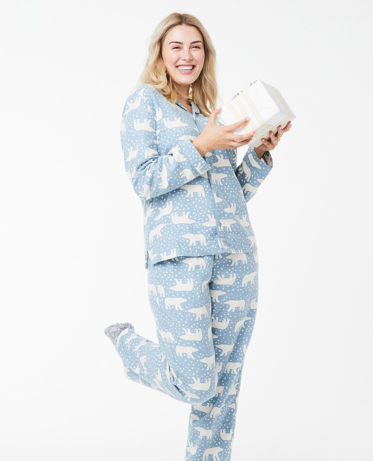 Adult Unisex Flannel Pajama Top