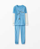 Long John Pajamas In Organic Cotton in Doctor - main