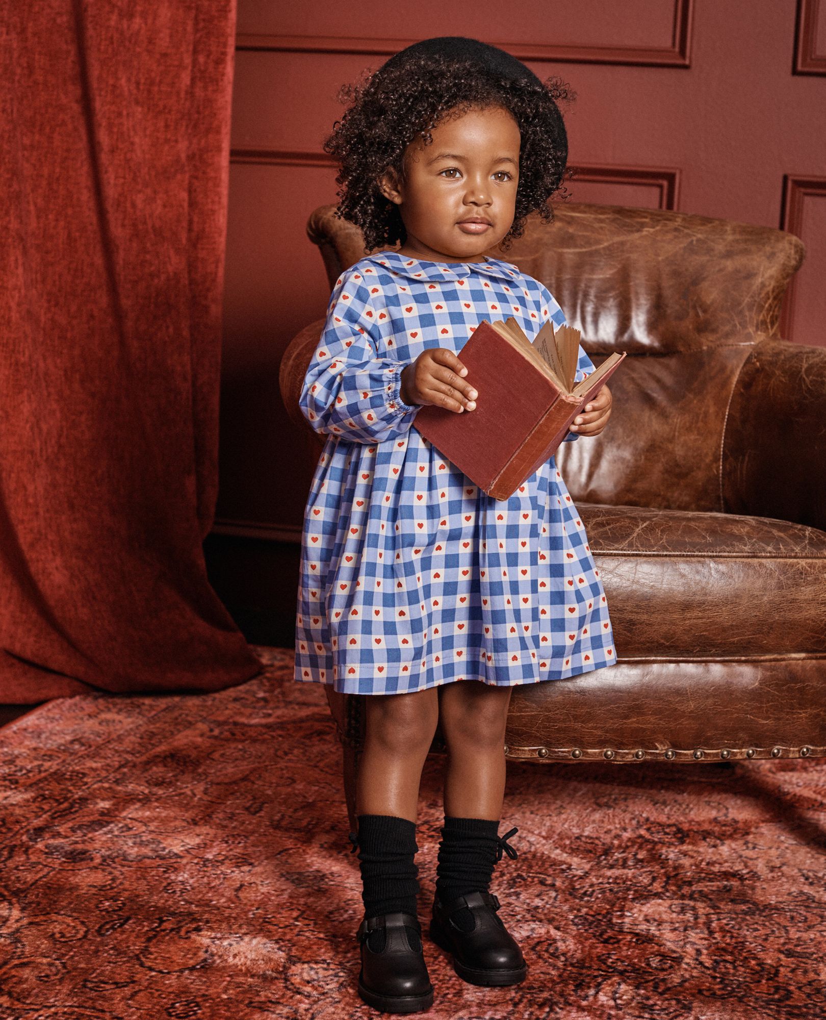 Long Sleeve Poplin Dress | Hanna Andersson