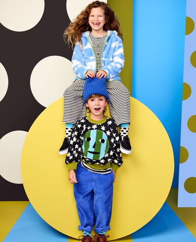 Dusen Dusen French Terry Sweatshirt in Dusen Dusen Stars - main