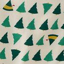 Adult Elf™ Flannel Pajama Pants in Buddy the Elf Trees - swatch