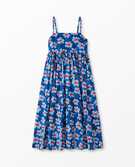 Women's Printed Summer Dress in Blue Daisy - main