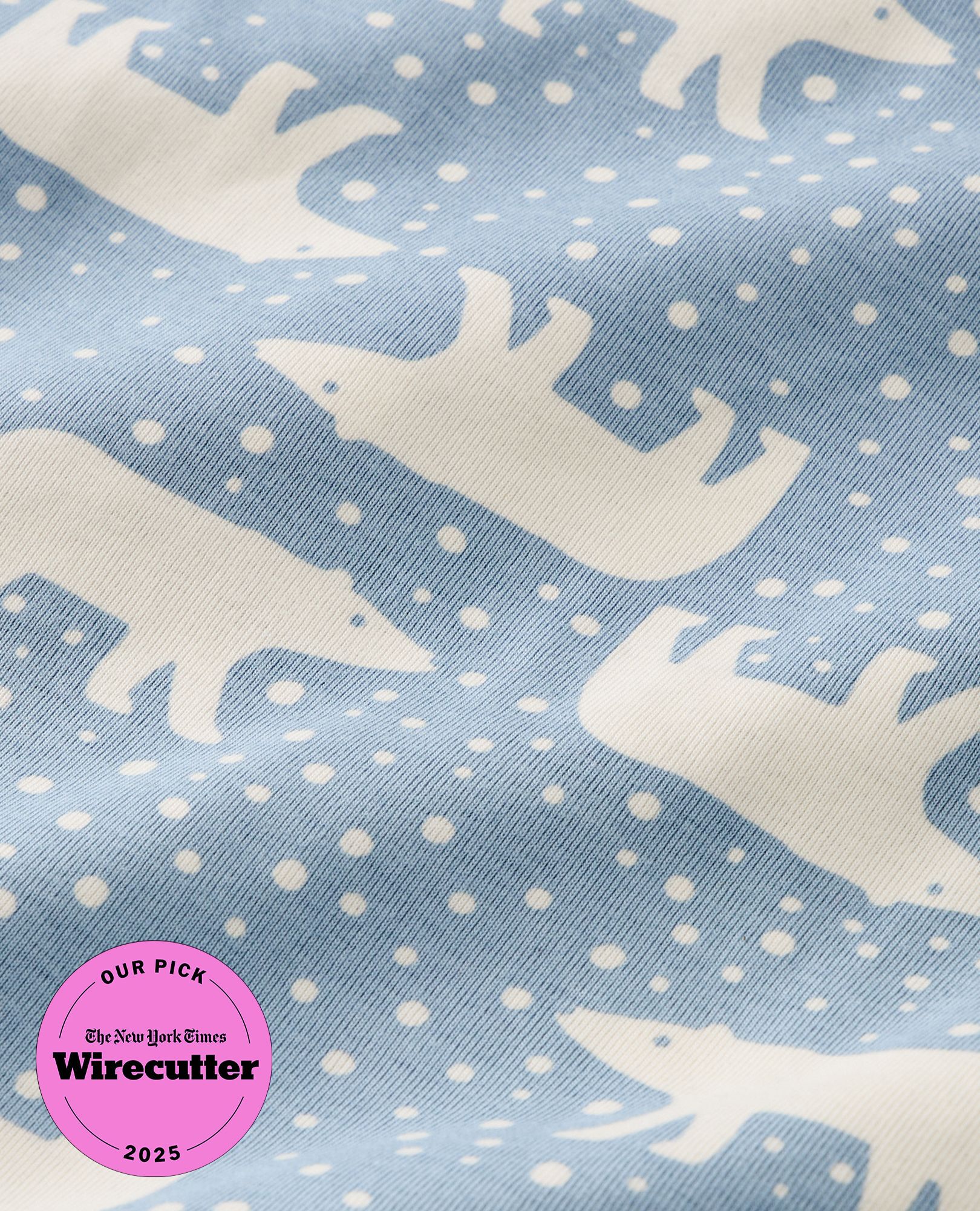 Holiday HannaJams™ Pajama Set in Snowy Polar Bear on North Air - main
