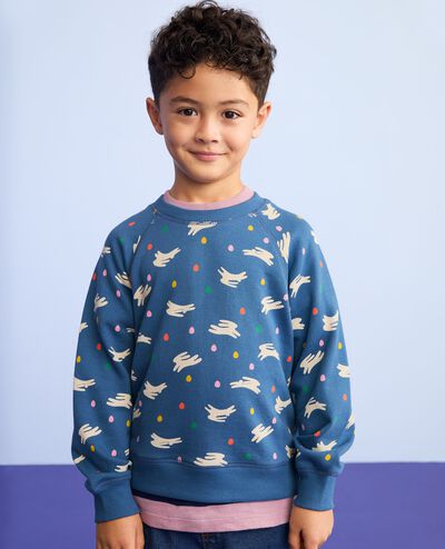 Easter French Terry Sweatshirt in Bunny Hop - main