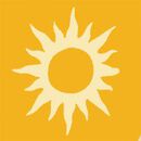 Baby Tunic Top & Shorts Set in Ecru Suns on Sunshine - swatch