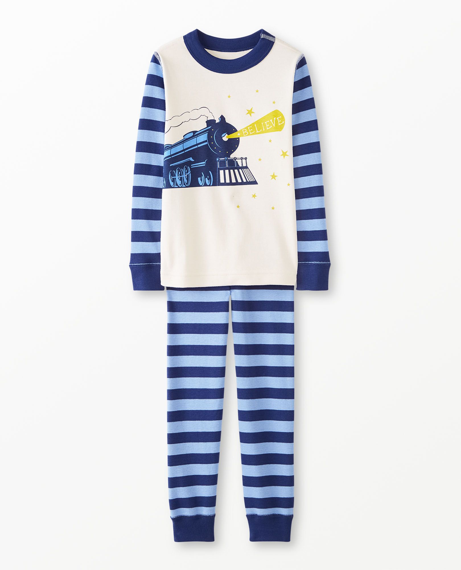 Kids Warner Bros Discovery The Polar Express Long John Pajama Set