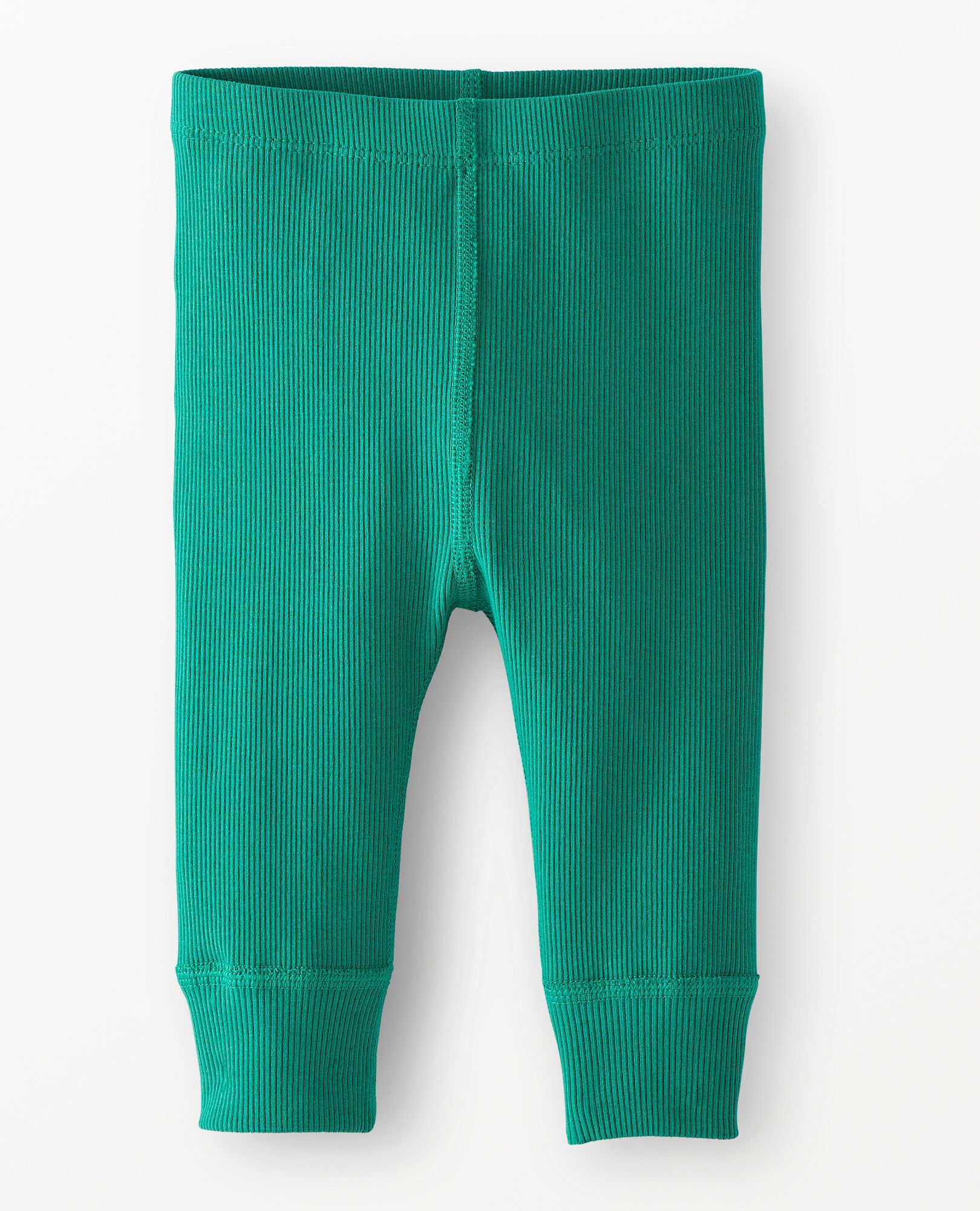 Baby Ribbed Leggings in Gumdrop Green - main