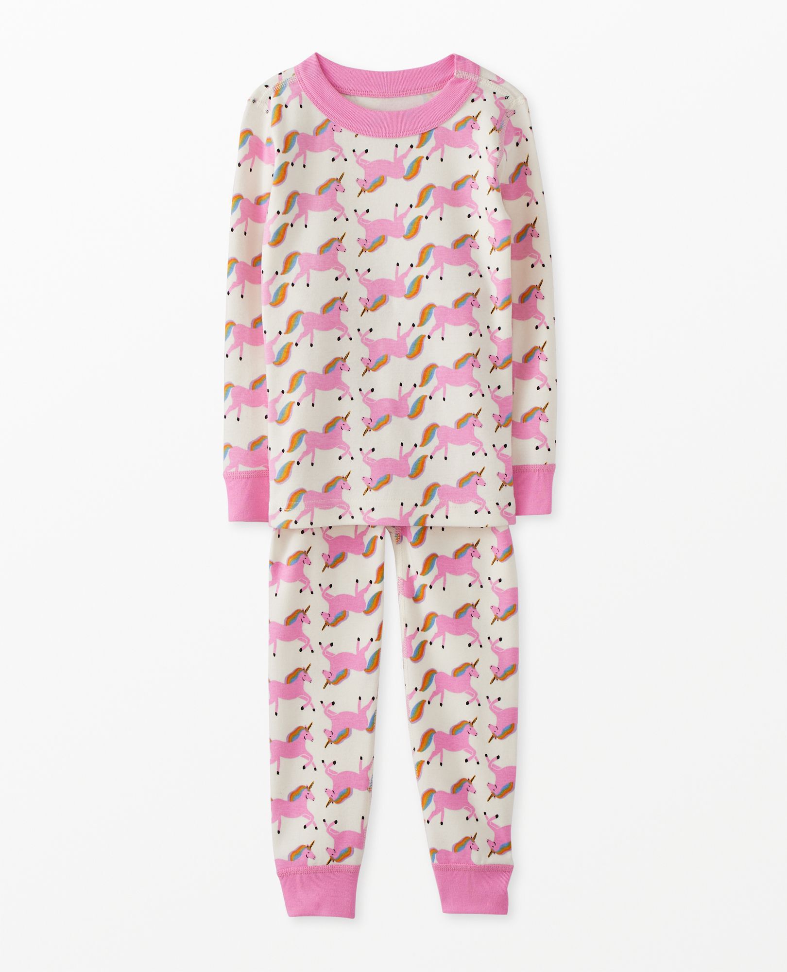 Kids Long John Pajama Set