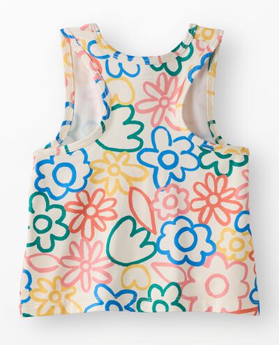 Active UV Tank & Skort Set in Multicolored Sketched Floral - main