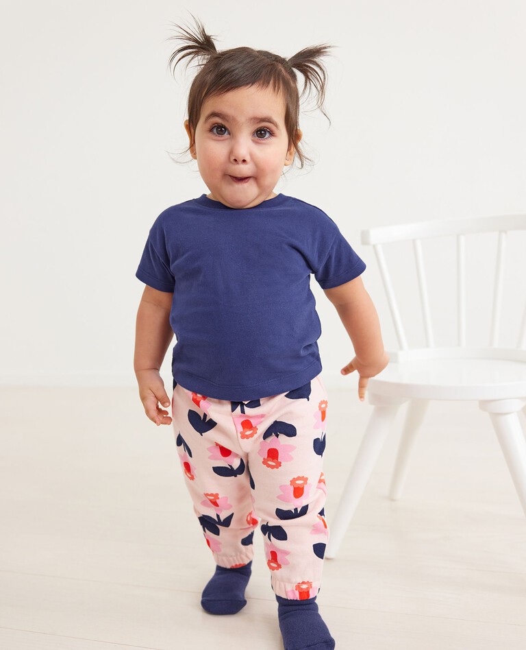 Baby Tee In Cotton jersey in Navy Blue - main