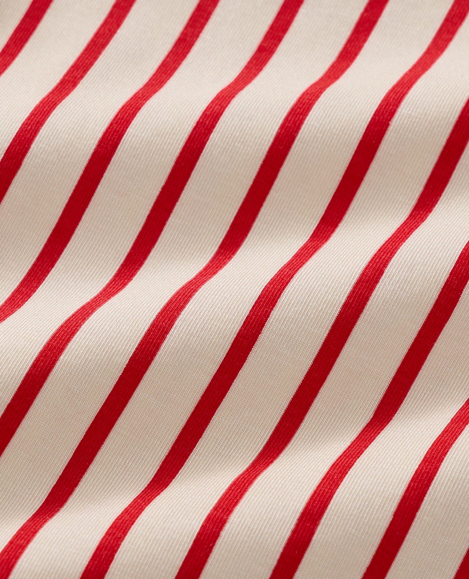 Holiday HannaSoft™ Stretch Sleeper in Ribbon Red/Ecru - main