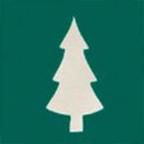 Holiday Flannel Pajama Set in Winter Green - swatch