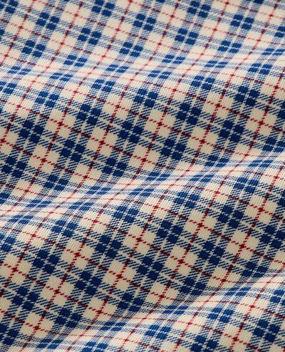 Holiday HannaSoft™ Stretch Pajama Set in Blue Checkered Plaid - main