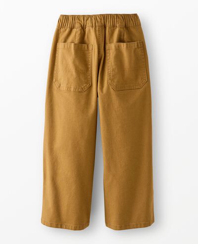 Loose Fit Canvas Carpenter Pants in Old Gold - main