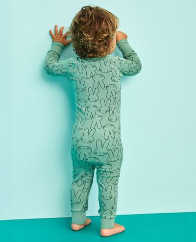 Easter HannaSoft™ Stretch Sleeper in Easter Bunny on Jade - main